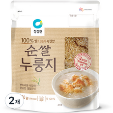 청정원 순쌀 누룽지, 250g, 2개