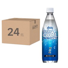 味丹 多喝水 STAY COOL 酷涼礦物質強氣泡水, 560ml, 24瓶