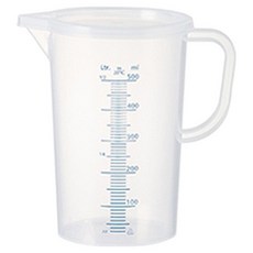 霜山pp帶刻度量杯(可配蓋) 500ml km co 小貨, 1入, 透明, 500