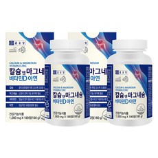 종근당 칼슘 앤 마그네슘 비타민D 아연, 180정, 2개 2개, 180g