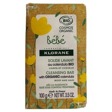KLORANE 蔻蘿蘭 寶寶金盞花柔潤皂, 有機金盞花, 100g, 1個