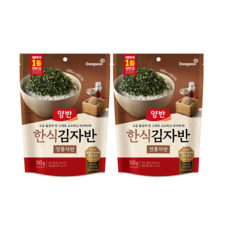 양반 전통자반 한식 김자반, 2개, 50g - 핑크퐁김자반