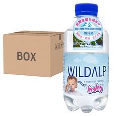 WILDALP BABY礦泉水 來自阿爾卑斯山純淨水源 弱鹼性 低鈉 含天然氣 250ml 12瓶裝, 12瓶