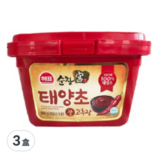 Haepyo 韓式太陽草辣椒醬, 500g, 100% 辣椒, 3盒