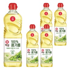 CJ BEKSUL 白雪 大豆油, 900ml, 5個