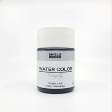 쉴드 모노폴리 수채화물감 검정색, 250ml, 1색 250ml, 1색