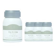 안국건강 안심마그네슘 영양제, 90정, 4개