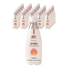 토민 피치클링 탄산음료, 350ml, 24개