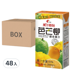 光泉 果汁時刻 芭芒柳汁 綜合果汁 300ml x 24入, 48入