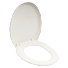 TRENY 經典款緩降馬桶蓋, 通用型, 適用孔距13~17.5cm, 白色, 1個
