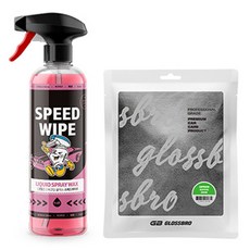 글로스브로 스피드와이프 도장면 코팅제 500ml + 슈프림 버핑타월 패키지, 1세트
