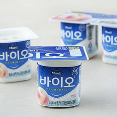 매일바이오 백도 요거트, 85g, 4개