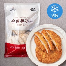 하늘푸드 순살돈까스 (냉동), 1.3kg, 1팩