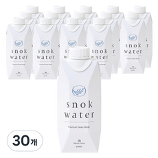 스녹 워터 종이팩 해양심층수, 30개, 500ml