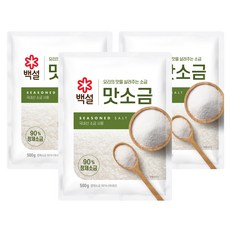 백설 맛소금., 500g, 3개
