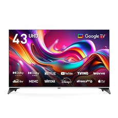 프리즘코리아 4K UHD LED 구글 3.0 스마트 TV