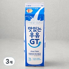 남양유업 맛있는 우유 GT, 900ml, 3개