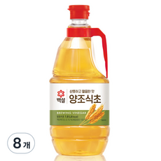 백설 양조식초, 1.8L, 8개