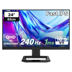 한성컴퓨터 QHD Fast IPS 240Hz 게이밍 모니터, 62cm, TFG24Q24PB(무결점)