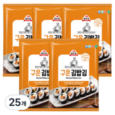 새우표 완도 구운 김밥김, 22g(1개), 25개