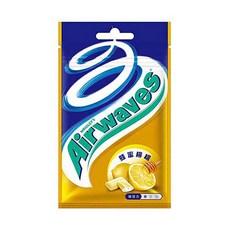 Airwaves 超涼無糖口香糖，蜂蜜檸檬口味，清涼感受，持久清爽, 28g, 10包