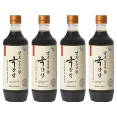 신앙촌 양조 깔끔한 국간장, 860ml, 4개