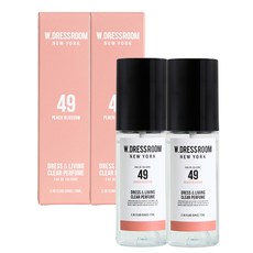 더블유드레스룸 드레스퍼퓸 70ml, No.49 피치블러썸, 2개 - 올리브영복숭아향수