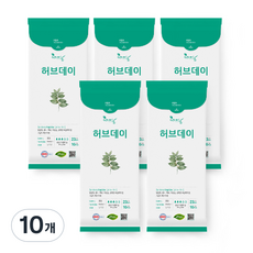 허브데이 생리대 날개형, 10개