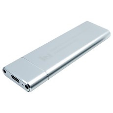 인네트워크 SSD 외장하드 케이스 NVMe to USB 3.1, IN-SSDM2A(실버)