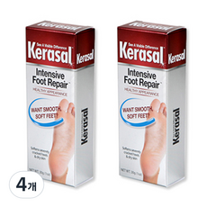 케라셀 인텐시브 풋 리페어 크림, 1개입, 4개, 30g