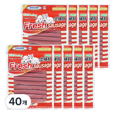 헬로도기 후레쉬 소세지 8개입, 소고기맛, 120g, 40개