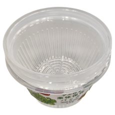 蔥蒜薑濾水盒 TA-K340 藥味保存盒 3入, 附有過濾器, 用於排水和儲存，方便存放調味品, 112 x 112 x 85mm, 1組