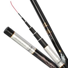 HAEDONG 海東 Jogu 黑夜淡水釣竿 36, 黑+白