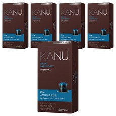 카누 캡슐 스모키 다크 로스트 캡슐커피, 5.7g, 10개입, 5개