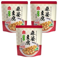 義美 麻婆豆腐200g/包,3入組，無添加防腐劑，香辣夠味，輕鬆料理餐廳級美味, 200g, 3包