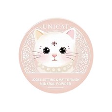 UNICAT 變臉貓 柔焦毛孔礦物控油蜜粉, 完美定妝, 超細緻粉底, 柔焦毛孔, 象牙白色, 1個