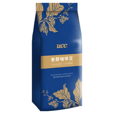 UCC 炭燒香醇咖啡豆, 單向透氣閥包裝 保留完整香氣, 450g, 1包, 未研磨