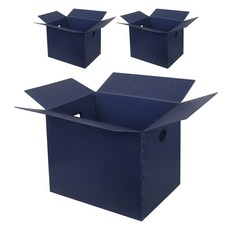 코멧 두꺼운 이사박스 3T 5호~7호 3개입, 네이비, 3개