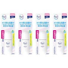 Biore 蜜妮 台灣公司貨 排汗爽身淨味劑 潔淨皂香 滾珠型, 40ml, 4瓶