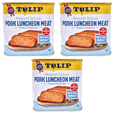 TULIP 特級豬肉餐肉，減鈉40%，340g, 3罐