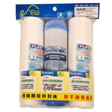 Elephant Waters 沐象 食品級濾心超值包3件組, 1組