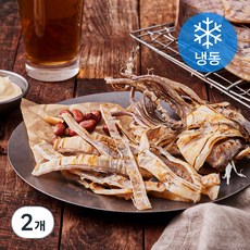 해맑은푸드 부드러운 마른오징어 (냉동), 550g(대, 5미), 2개