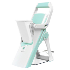 五合一多功能直立切菜器, 1入, ABS+POM+PET+不鏽鋼, 尺寸: 39x9.5cm, 39 x 9.5cm, 1個, 白色