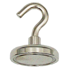 DIBOTE 迪伯特 強力磁鐵掛勾 超強承重力(48mm) 1入, 銀色, 1個