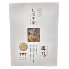 仁濟中藥 纖Q銀耳, 嚴選品質 朵朵潤厚 無染色燻硫, 160g, 1包
