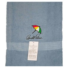 Arnold Palmer 雨傘牌 亮晶緞紋浴巾 棉紗 100%棉 台灣製, 藍色, 1條