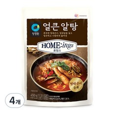 청정원 호밍스 얼큰 알탕, 450g, 4개