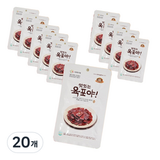 맛있는육포야 한돈 육포, 25g, 20개