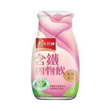 天地合補 含鐵玫瑰四物飲，幫助鐵吸收，添加膠原蛋白，養顏美容, 12瓶, 120ml, 1盒