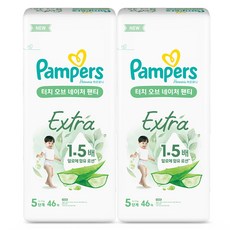 팸퍼스 아르모니 터치 오브 네이처 엑스트라 팬티형 기저귀, 5단계, 92매